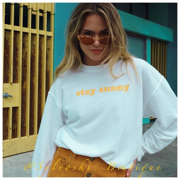 🔥Billabong Stay Sunny Crew Fleece NWT - Picture 3 of 7